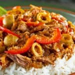plato cubano ropa vieja