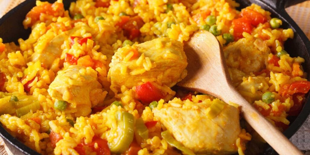 Receta de arroz con pollo a la chorrera