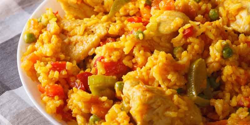 arroz con pollo a la chorrera