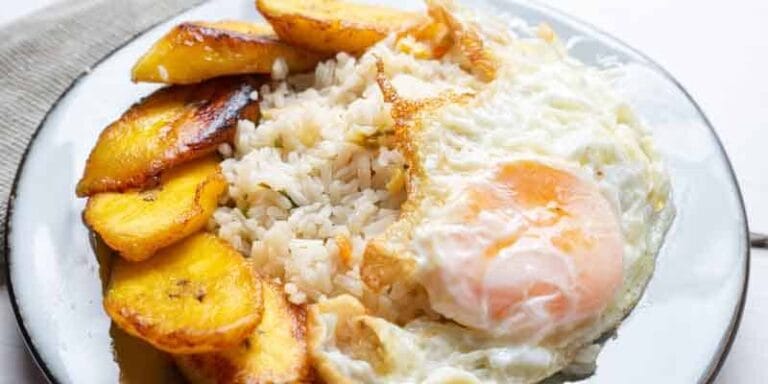 Arroz a la cubana
