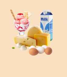 Lácteos, huevos y helados