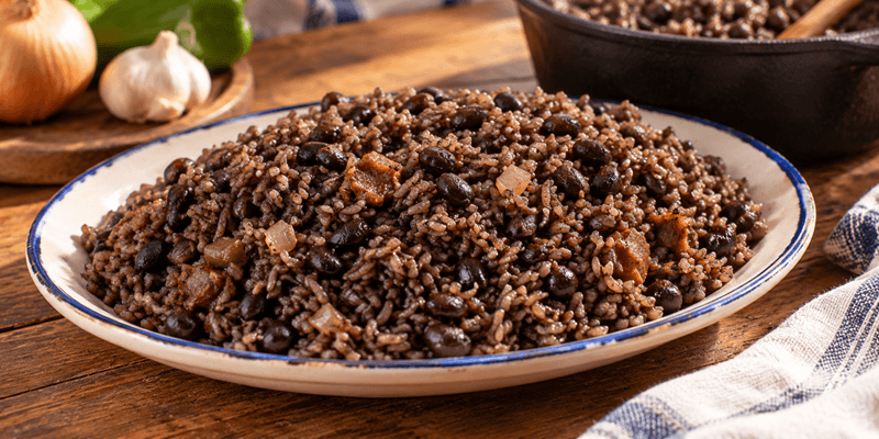arroz congrí plato cubano
