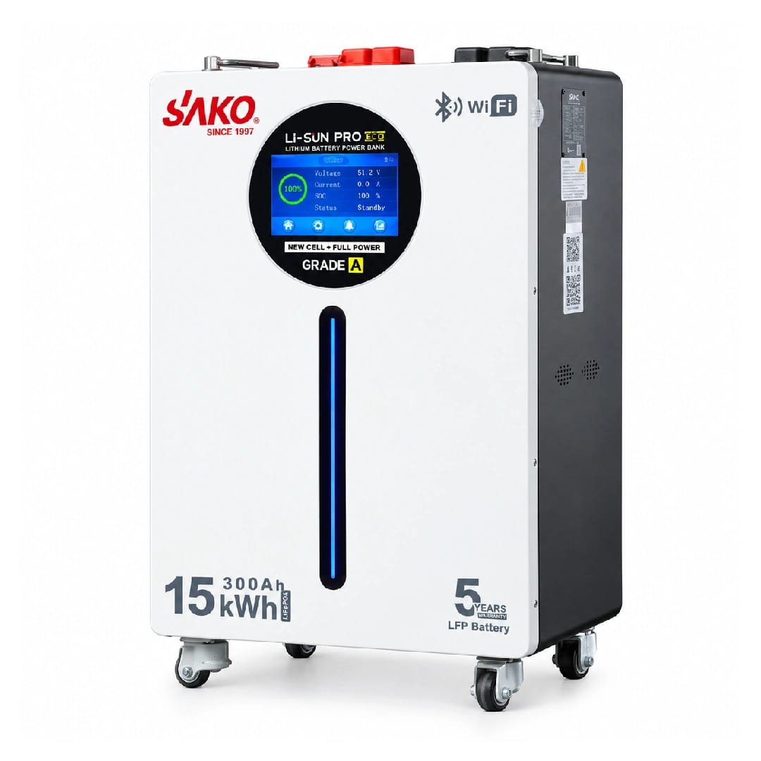 Batería de Litio LiFePO₄ SAKO 15KWh/300Ah