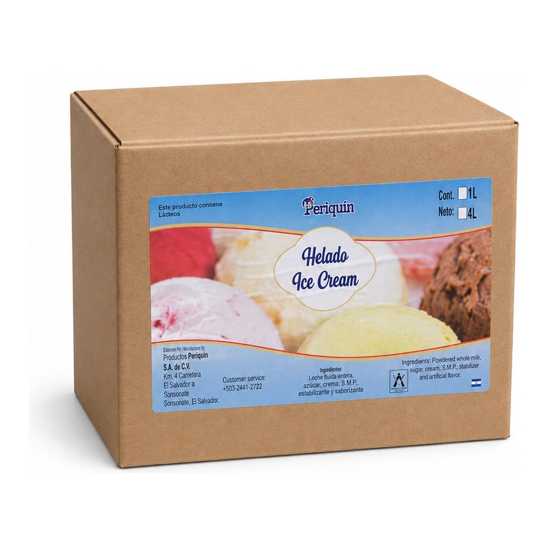 Caja de Helado 4 Lt