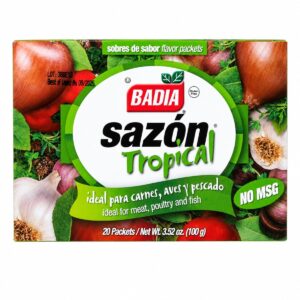 Sazón Tropical Badia 20ud de 5g – 100g