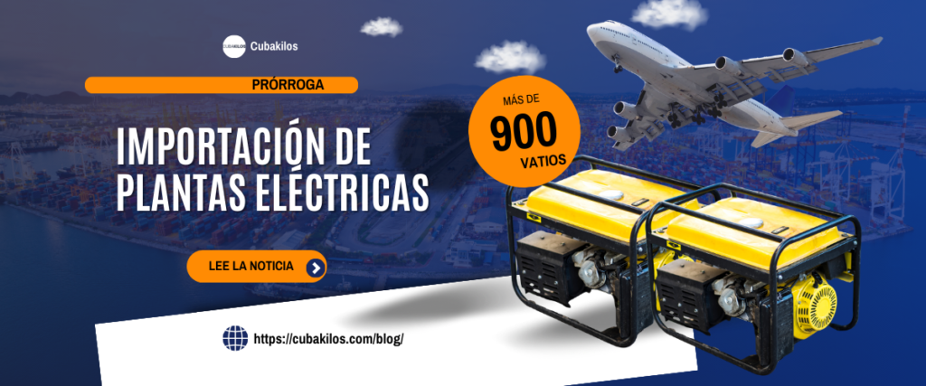 Importación de plantas electricas a Cuba
