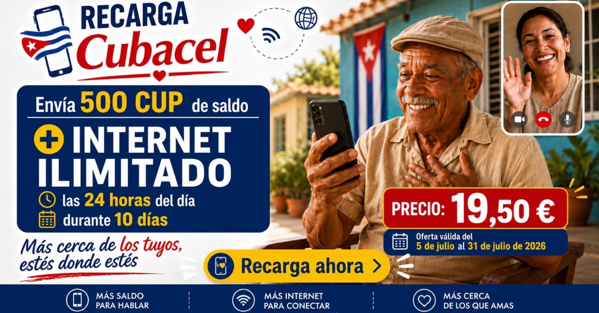 nueva promo recarga cubacel cuba
